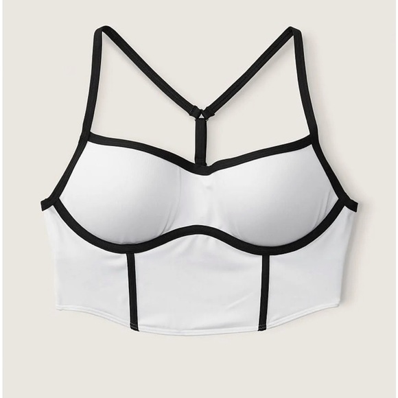 🖤 PINK ULTIMATE PUSH-UP CORSET SPORTS BRA 🖤 - Picture 1 of 3